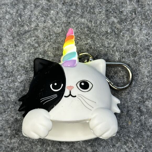 Bath & Body Works Light-Up Unicorn Cat Gel Holder Rainbow Horn Lights Up Tested - Picture 4 of 6